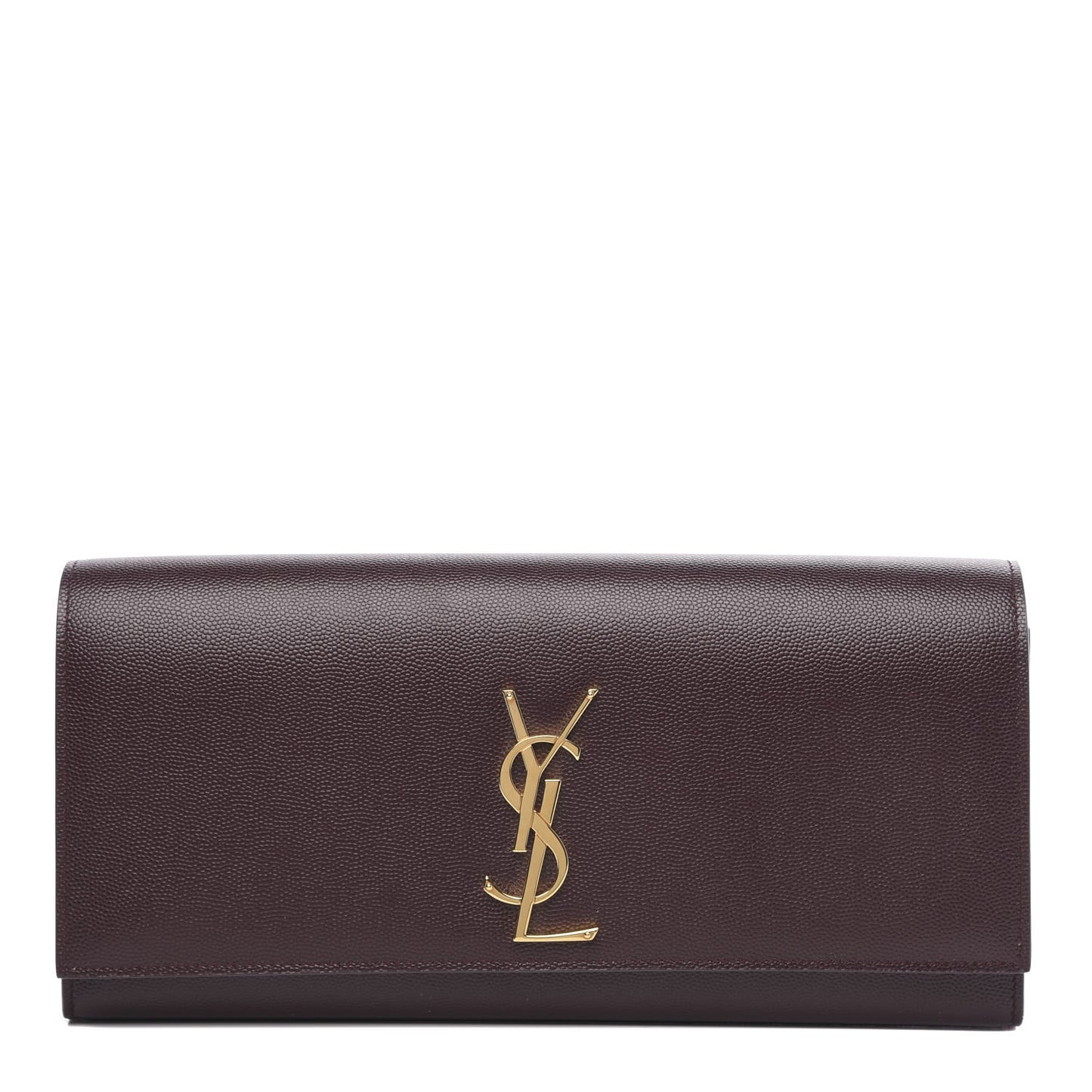 Grain De Poudre Classic Monogram Cassandre Clutch Amaranto