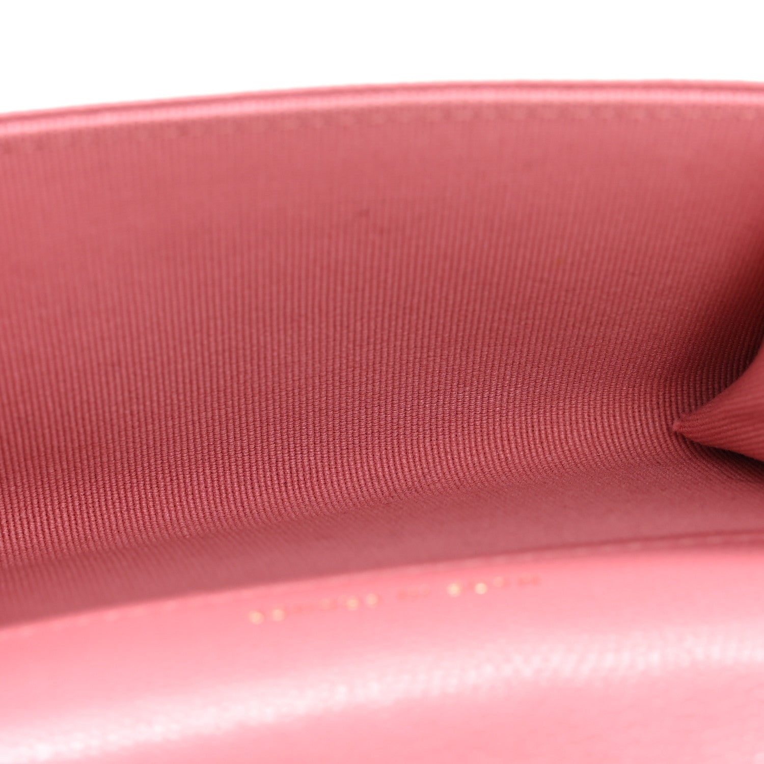 Chanel Caviar Quilted Flap Card Holder Wallet Pink 5 of 10