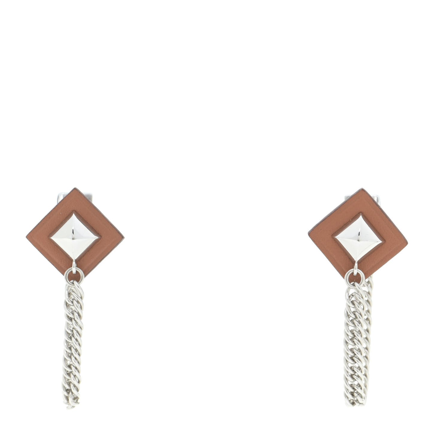 Palladium Swift Gourmette Equestre Earrings Gold