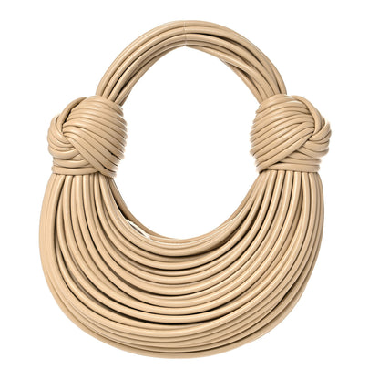 Bottega Veneta Nappa Mini Tubular Double Knot Porridge 1 of 9