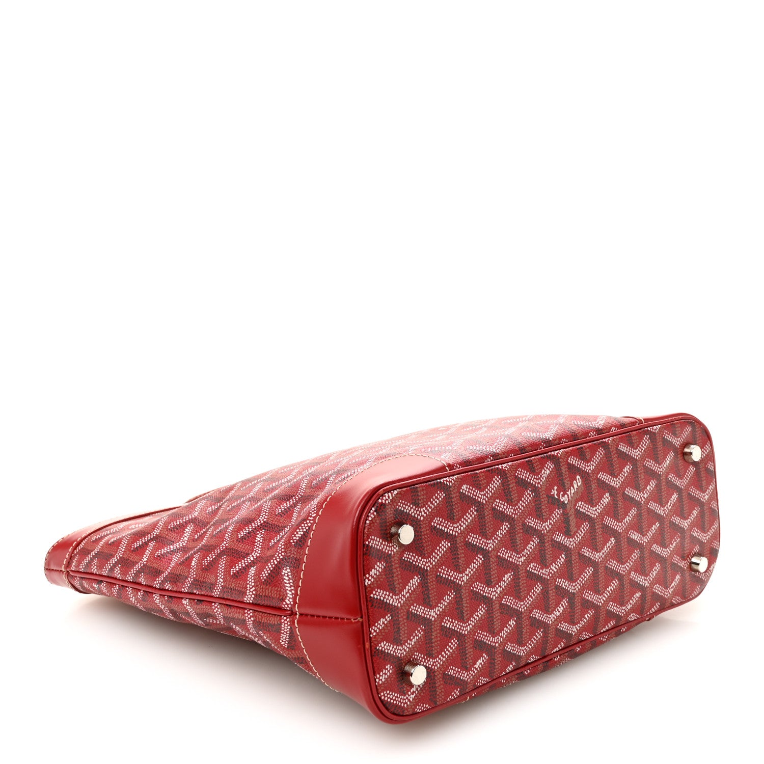 Goyard Goyardine Beluga PM Tote Red 4 of 9