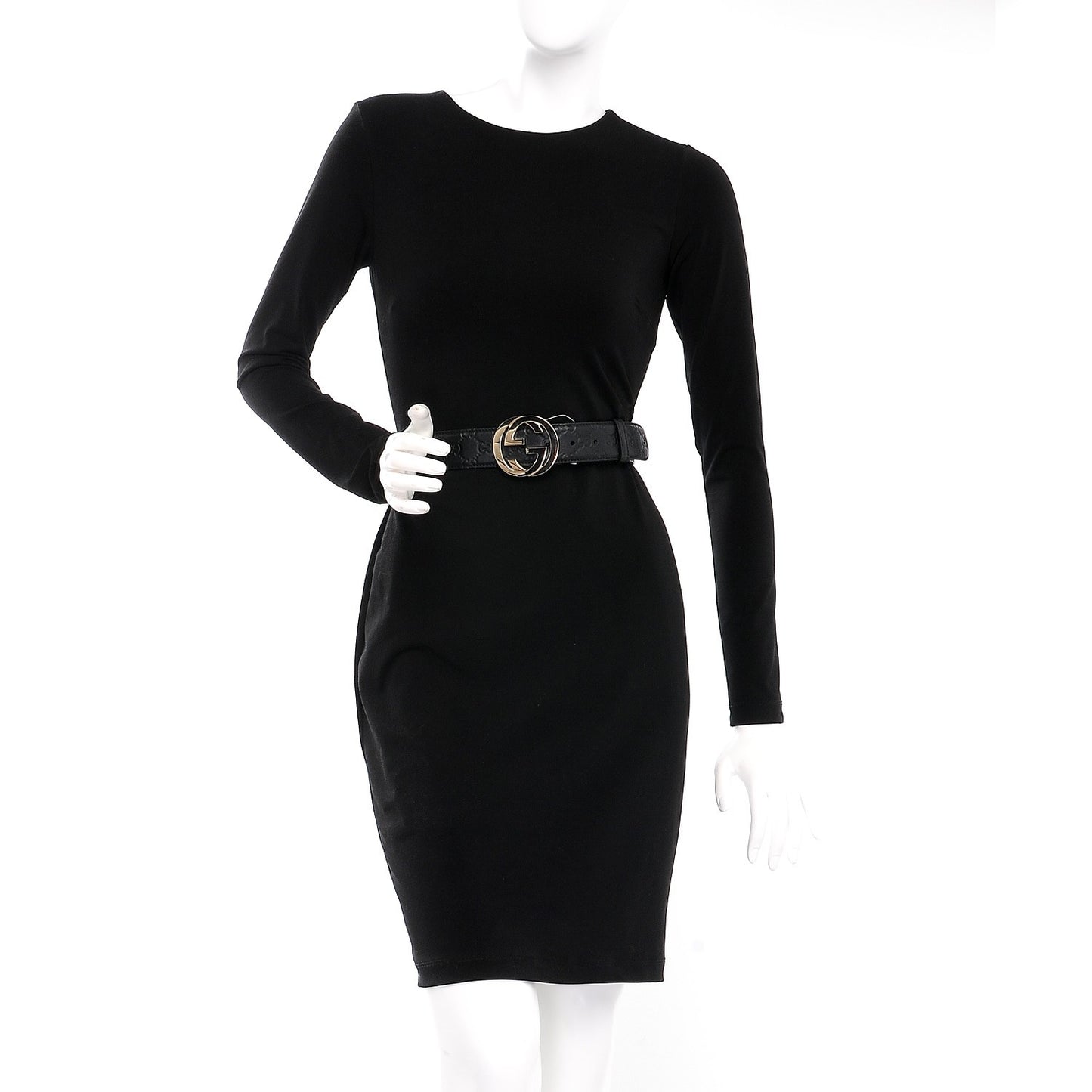 Guccissima Interlocking G 40mm Belt 80 32 Black