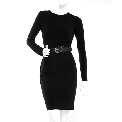 Gucci Guccissima Interlocking G 40mm Belt 80 32 Black 2 of 5