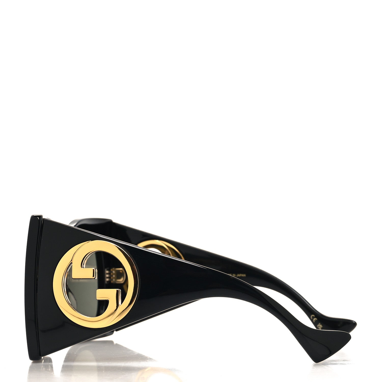 Gucci Acetate Interlocking G Oversized Sunglasses GG1254S Black 3 of 9