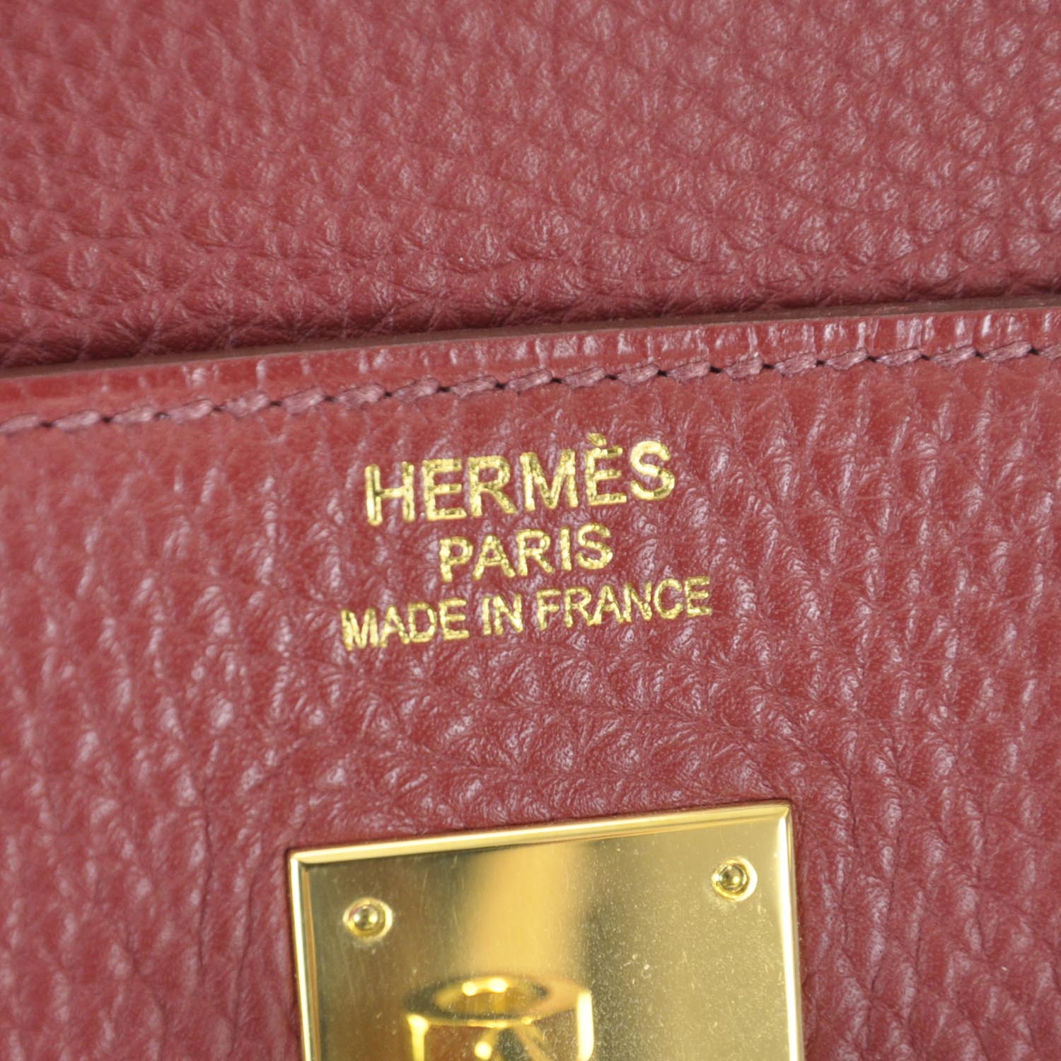 Hermes Taurillon Clemence Birkin 40 Rouge Garance 9 of 12