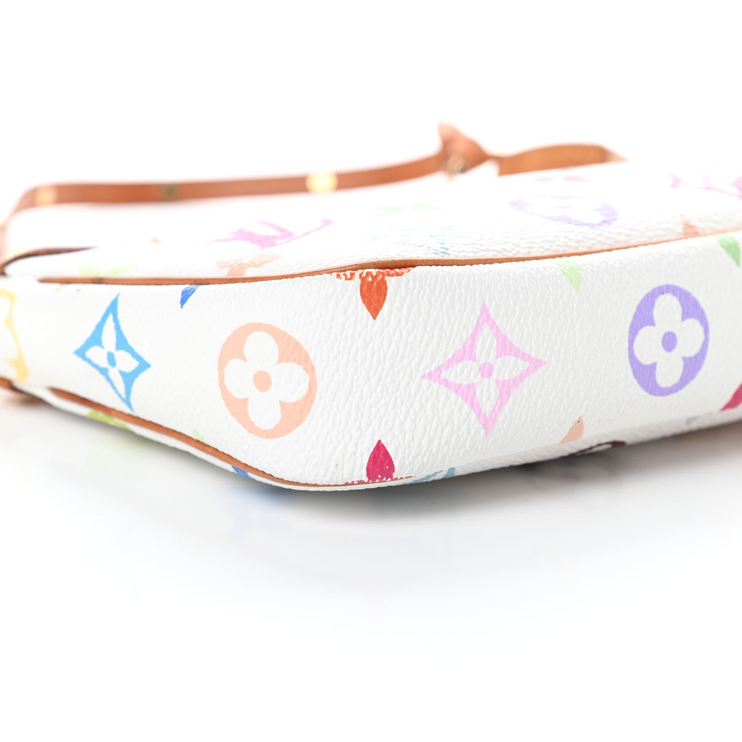 Louis Vuitton Monogram Multicolor Pochette Accessories White 10 of 13