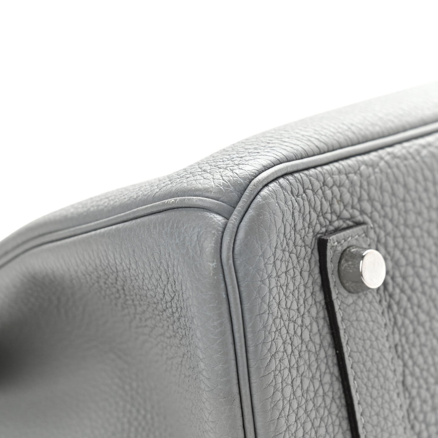 Togo Bi-Color Birkin 35 Gris Mouette Bleu Agate