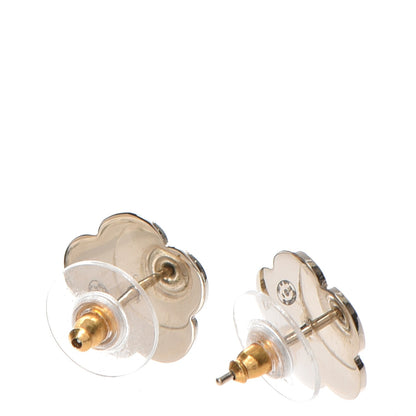 Chanel Pearl CC Camellia Earrings Gold 3 of 6