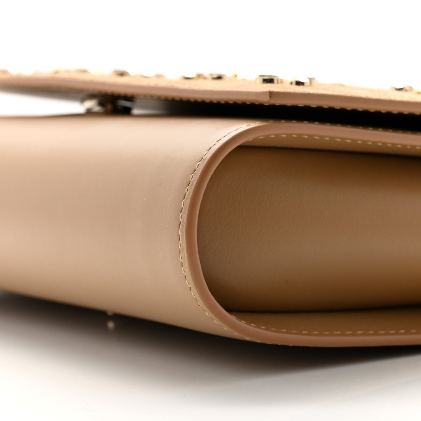 Suede Spikes Loubinthesky Paloma Clutch Lionne