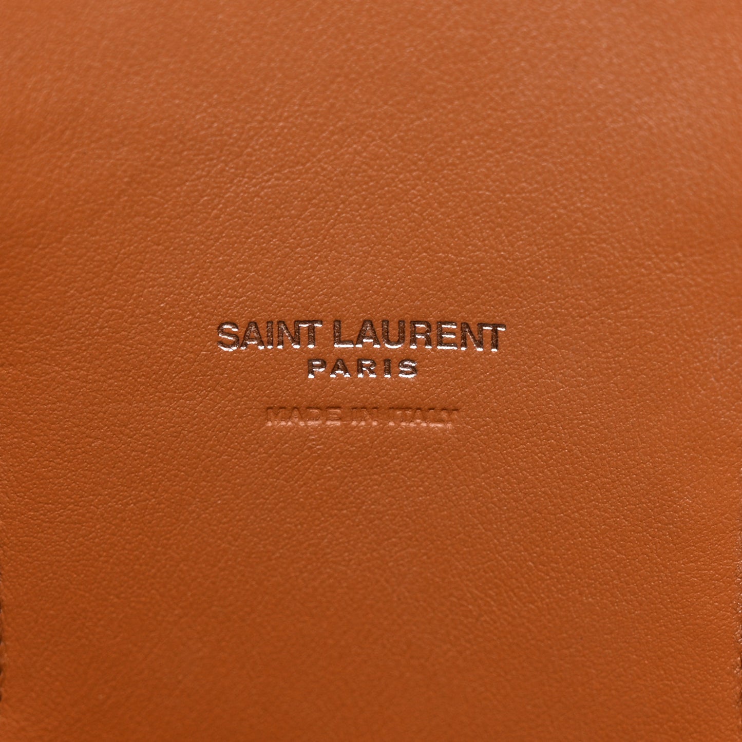 Grained Calfskin Small Sac De Jour Saddle Brown