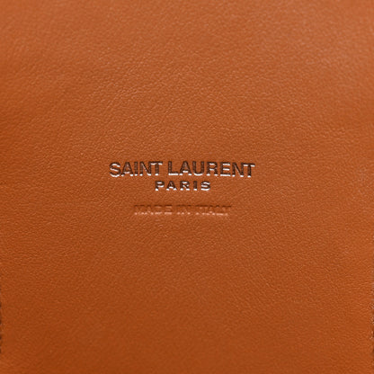 Saint Laurent Grained Calfskin Small Sac De Jour Saddle Brown 6 of 13