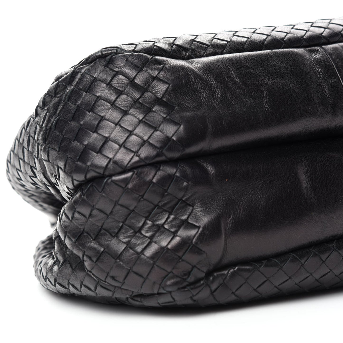 Nappa Intrecciato Medium Campana Black