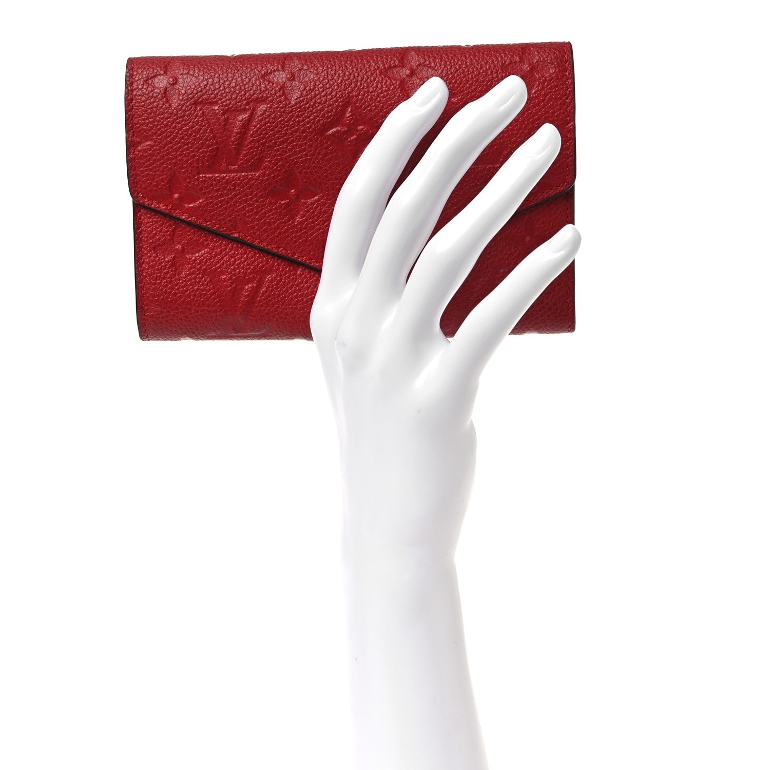 Louis Vuitton Empreinte Compact Curieuse Wallet Cherry 2 of 9