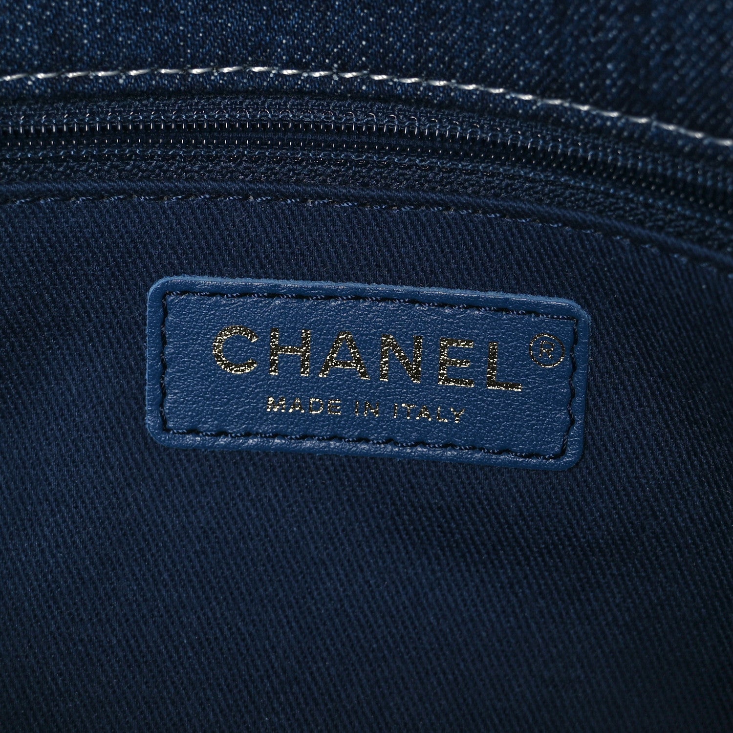 Chanel Denim Quilted Medium Denim Trip Single Flap Blue 6 of 9
