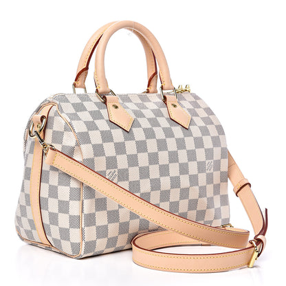 Louis Vuitton Damier Azur Speedy Bandouliere 25 2 of 8