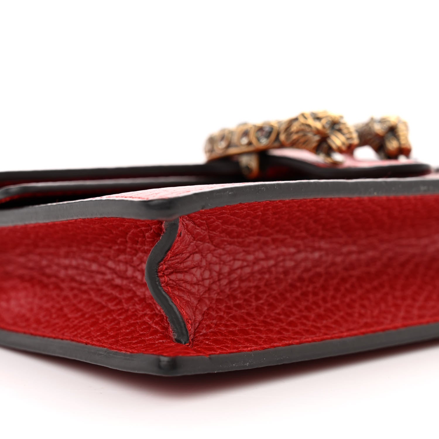 Gucci Calfskin Super Mini Dionysus Shoulder Bag Hibiscus Red 8 of 9