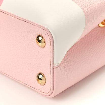 Louis Vuitton Taurillon Monogram Flower Capucines BB Pink Creme 8 of 8