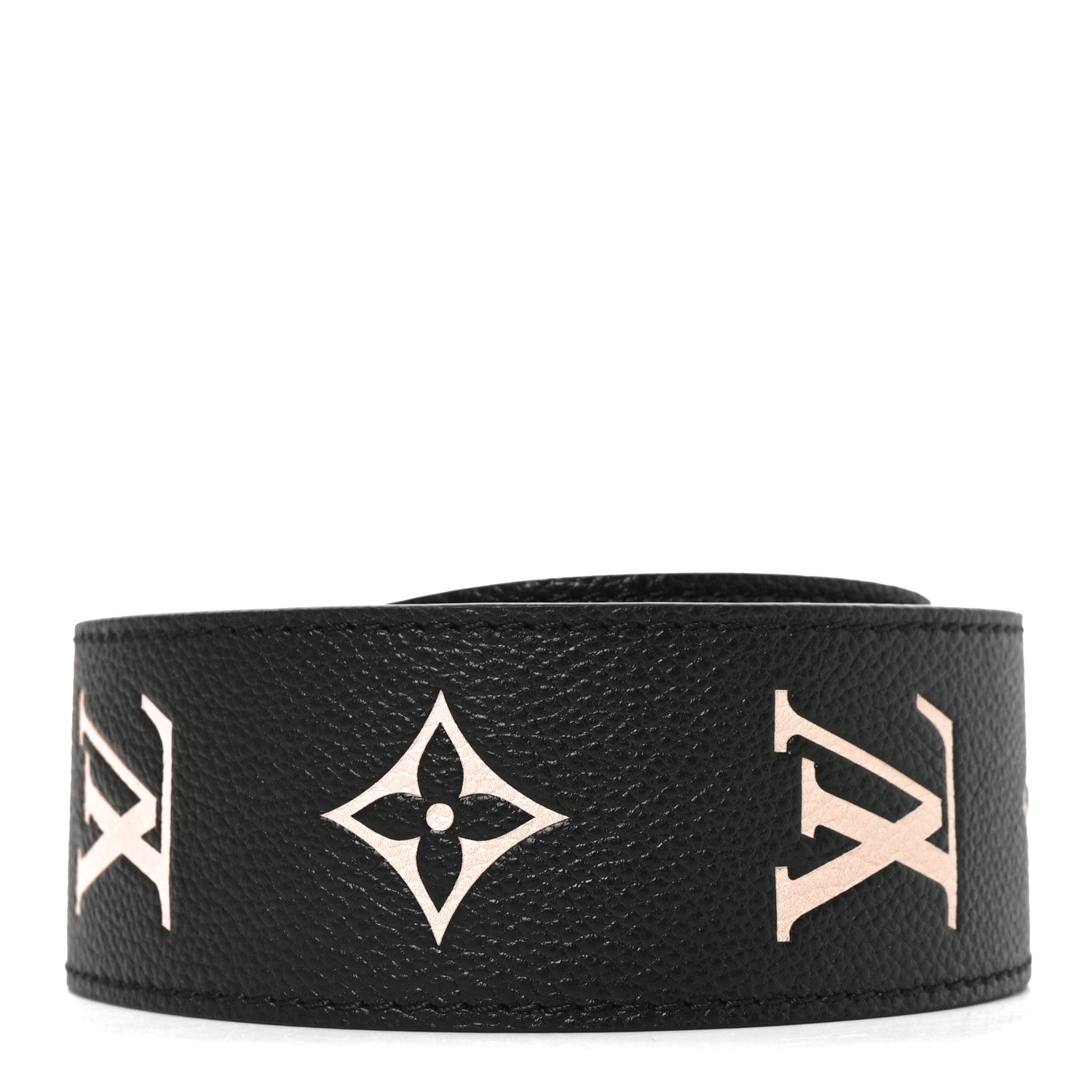Louis Vuitton Empreinte Monogram Bandouliere Shoulder Strap Black Beige 2 of 4