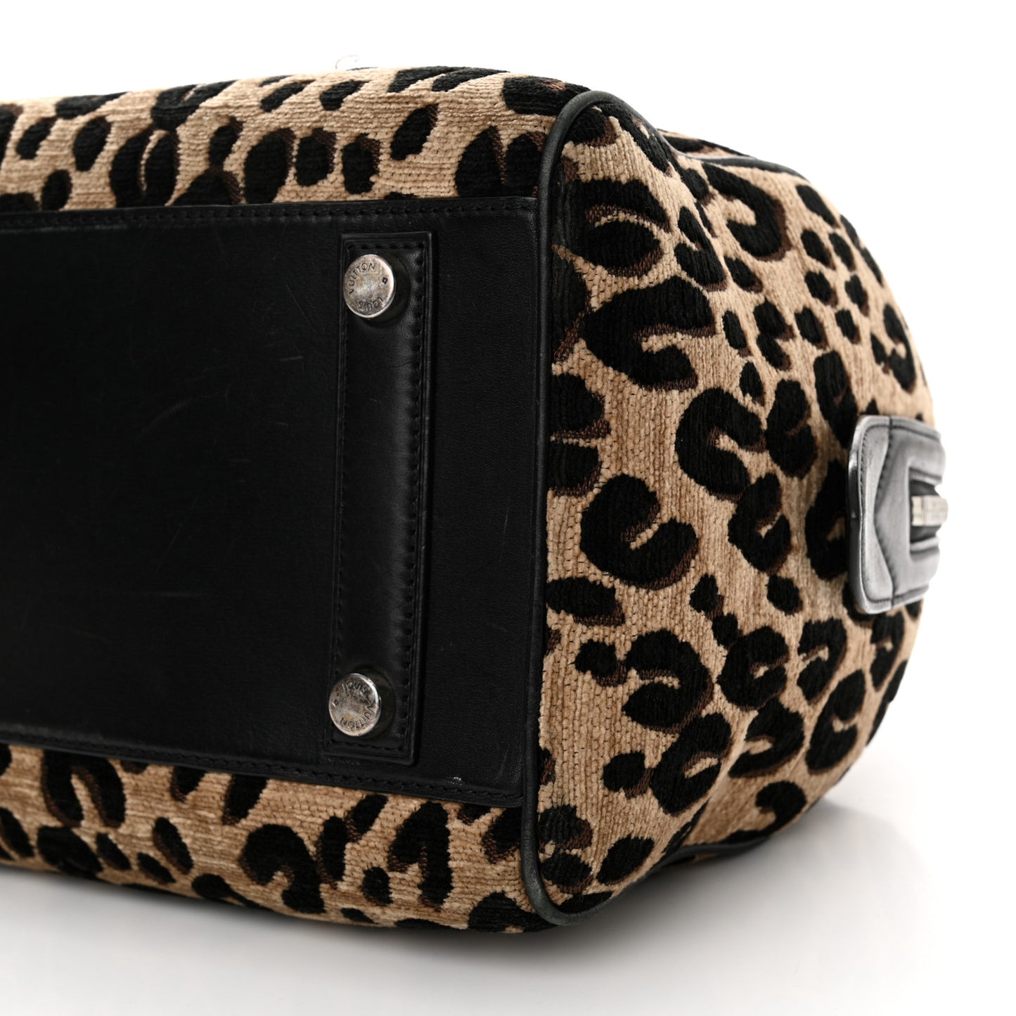 Jacquard Velvet Leopard Print Stephen Sprouse Speedy