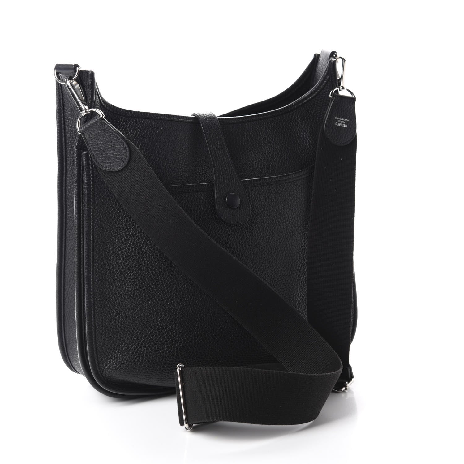 Hermes Taurillon Clemence Evelyne III GM Black 3 of 11