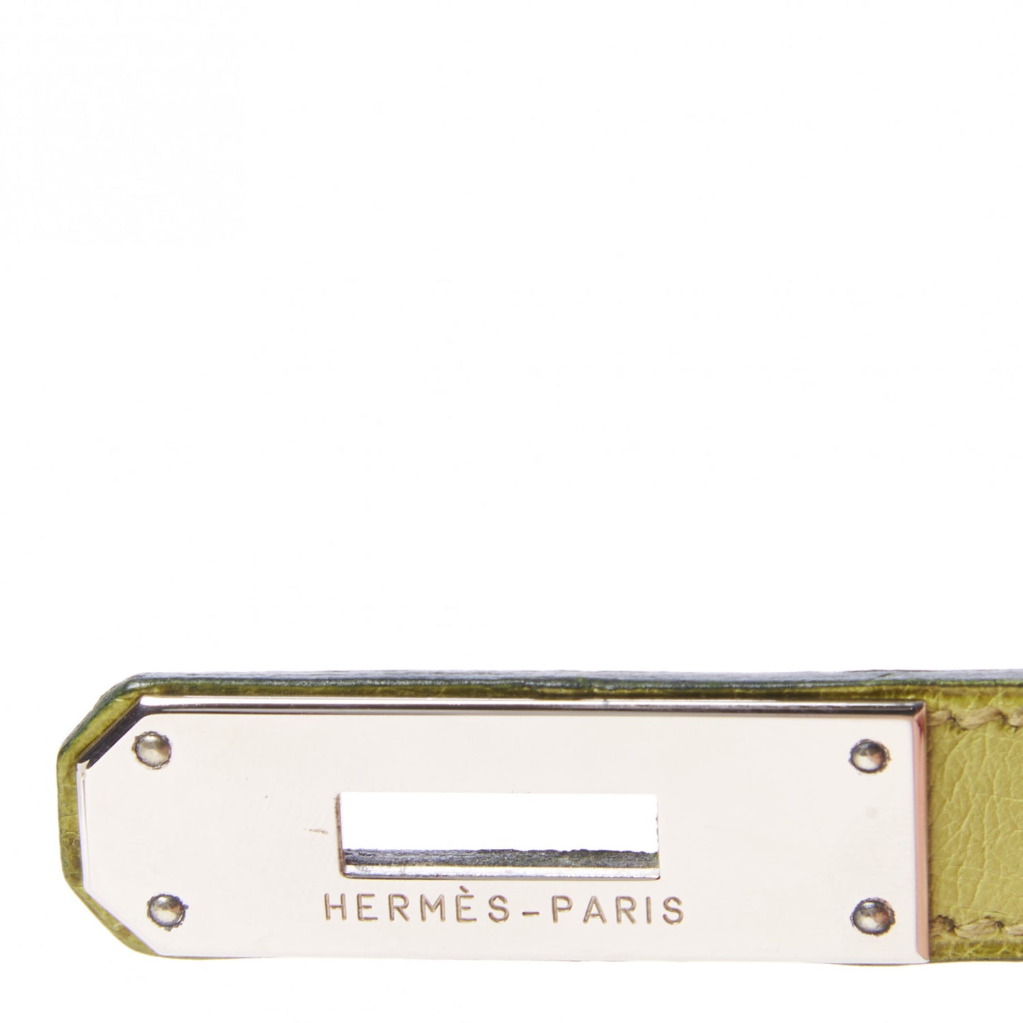Ostrich Kelly Sellier 32 Vert Anis