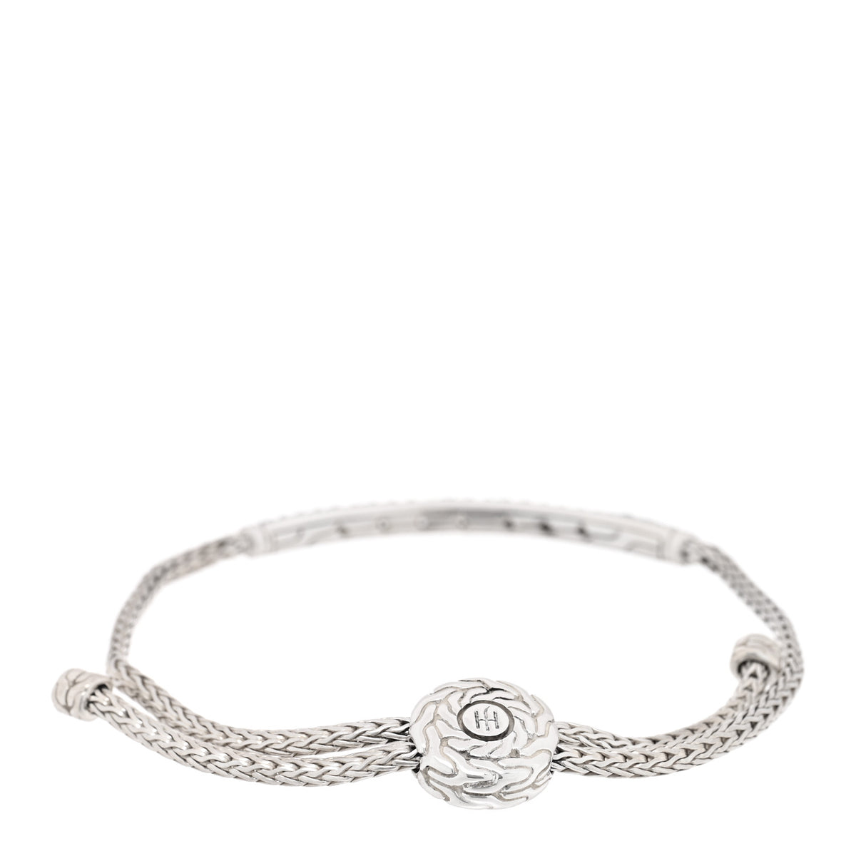 Sterling Silver Aquamarine Classic Chain Pull Through Bracelet