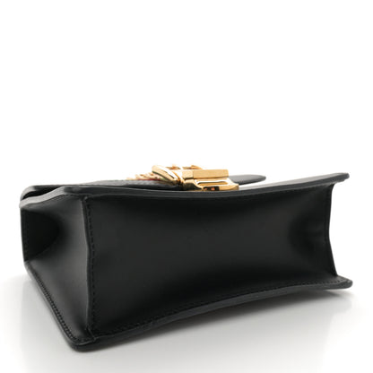 Gucci Calfskin Mini Sylvie Chain Shoulder Bag Black 4 of 14