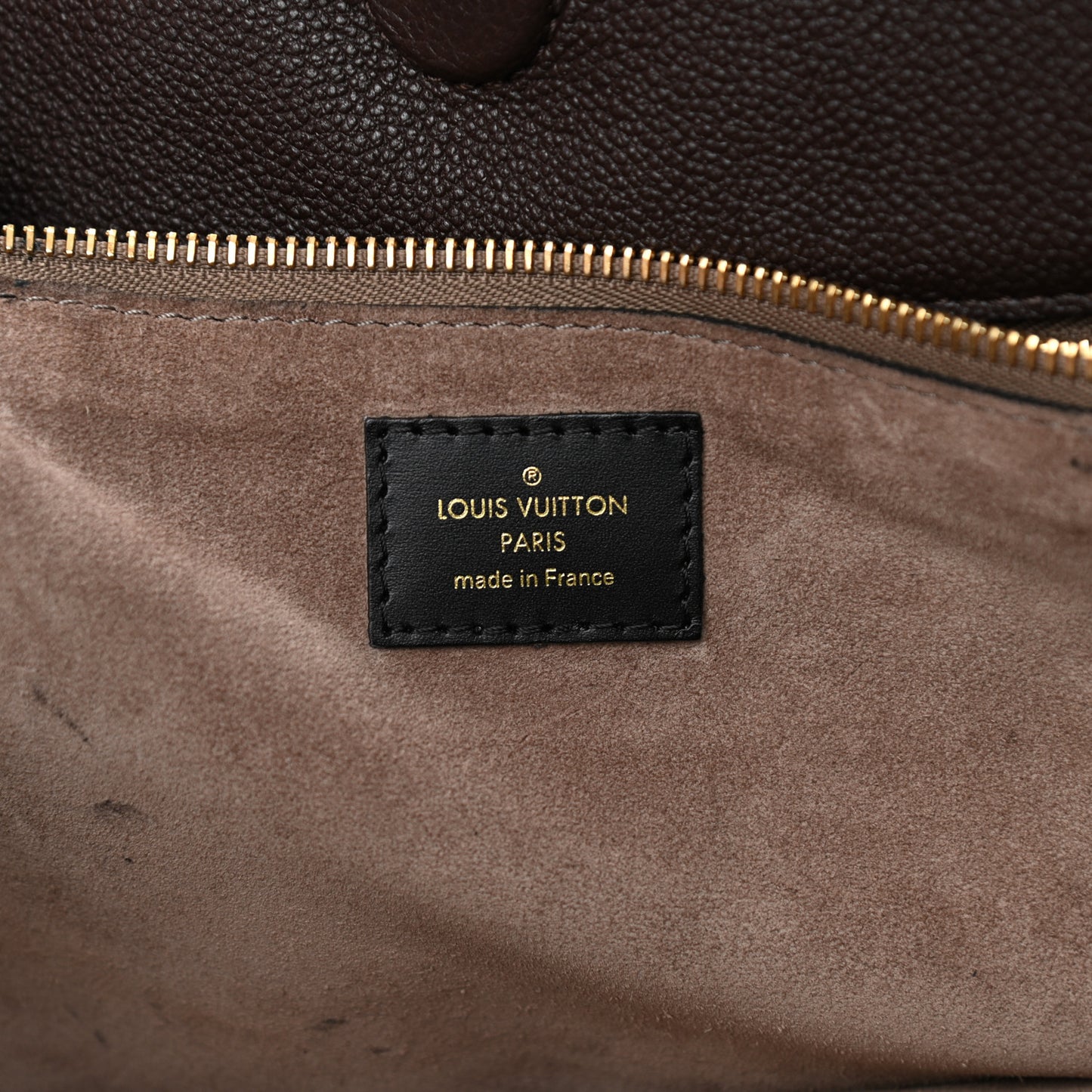 Veau Cachemire Monogram Tote W PM Chocolate