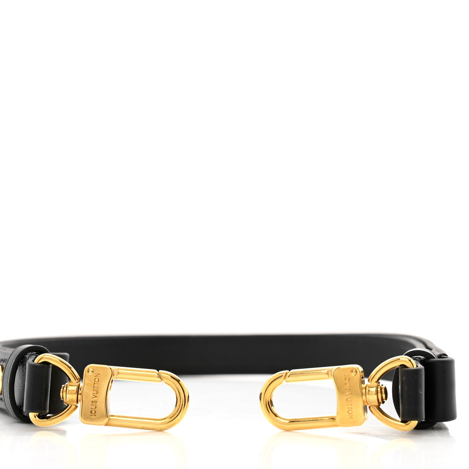 Louis Vuitton Calfskin Neo Noe Shoulder Strap Black 3 of 3