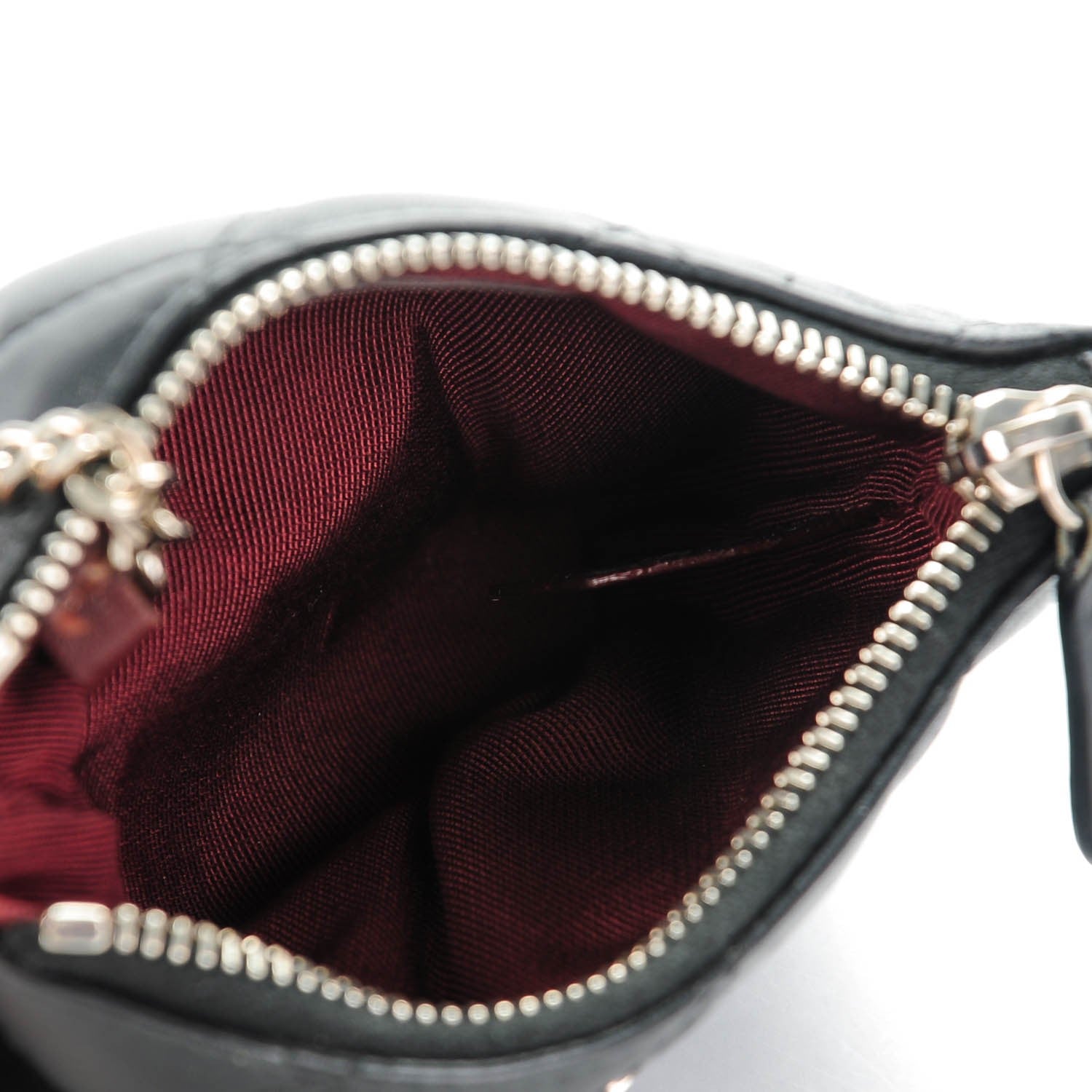 Chanel Lambskin Quilted Key Holder Case Black 5 of 7