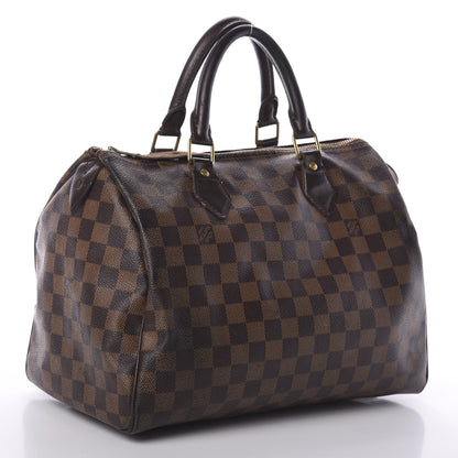 Louis Vuitton Damier Ebene Speedy 30 2 of 12