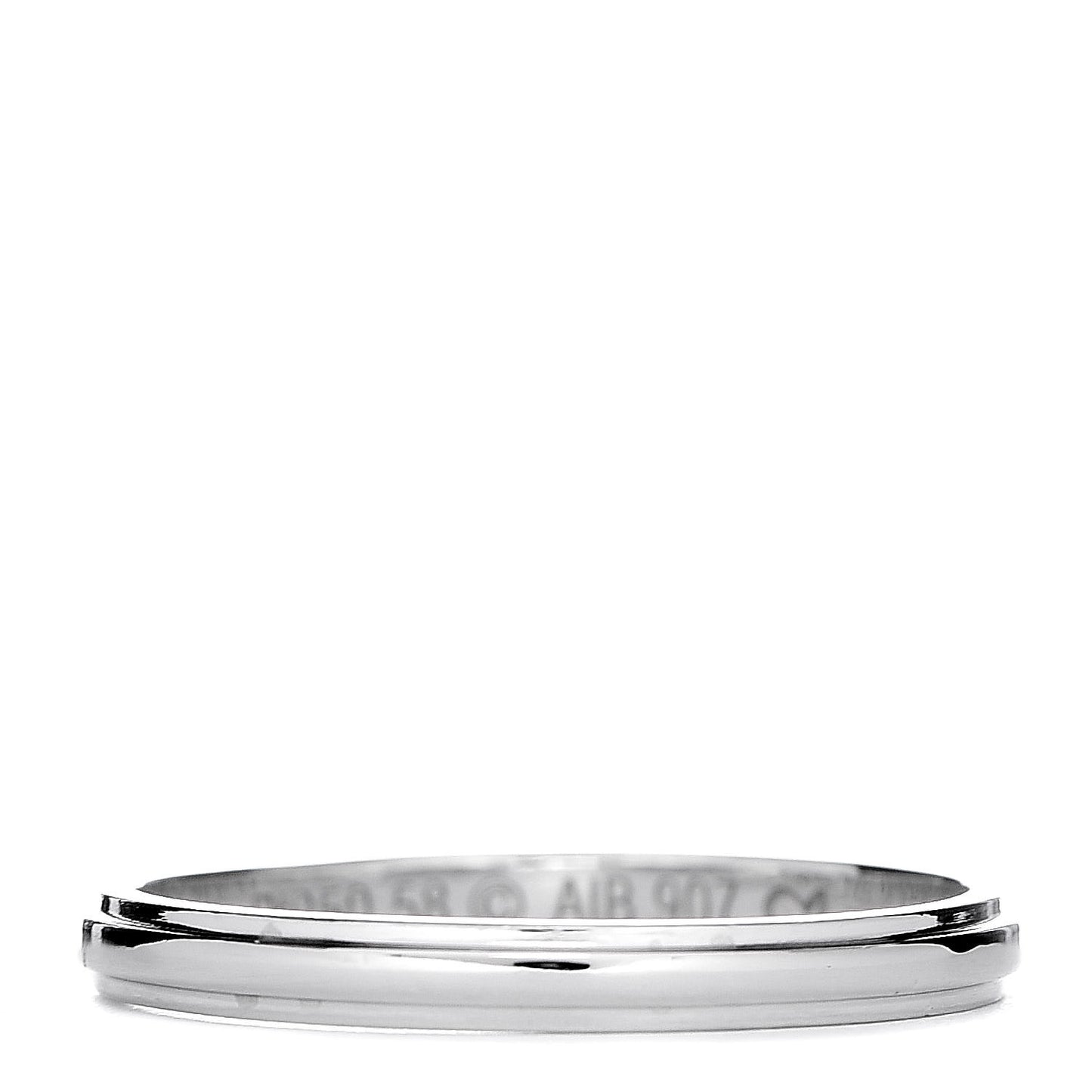 Platinum 2.5mm D'Amour Wedding Band Ring 58 8.25