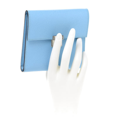 Hermes Epsom Clic 12 Wallet Celeste 2 of 8
