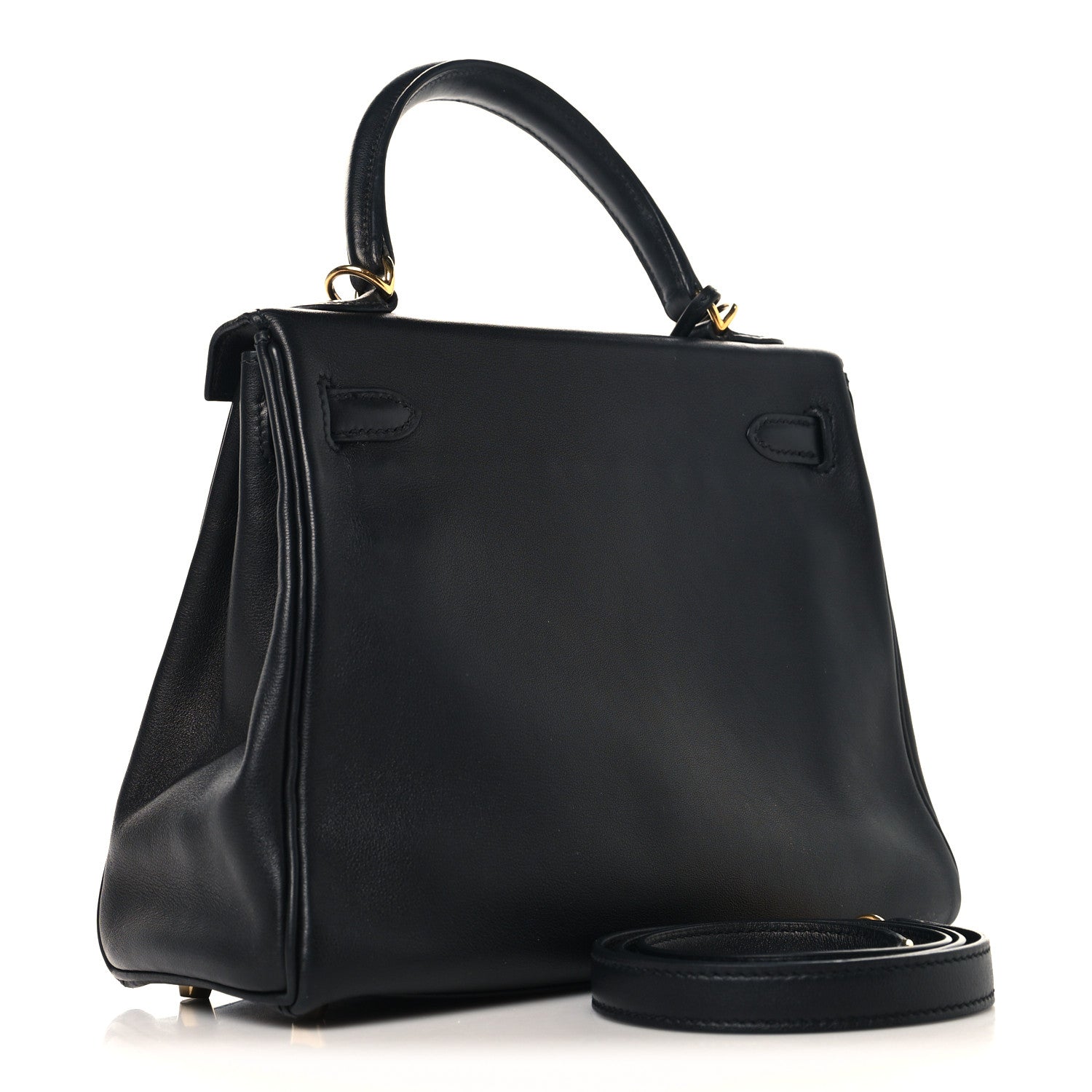 Hermes Swift Kelly Retourne 25 Black 2 of 11