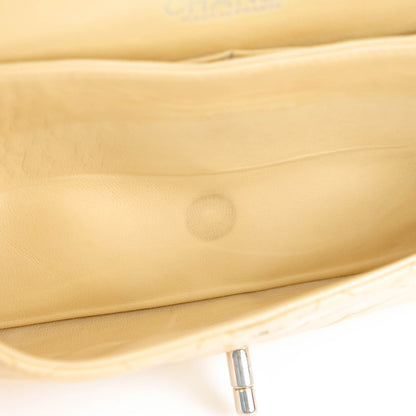 Chanel Lambskin Quilted Medium Double Flap Beige 10 of 10