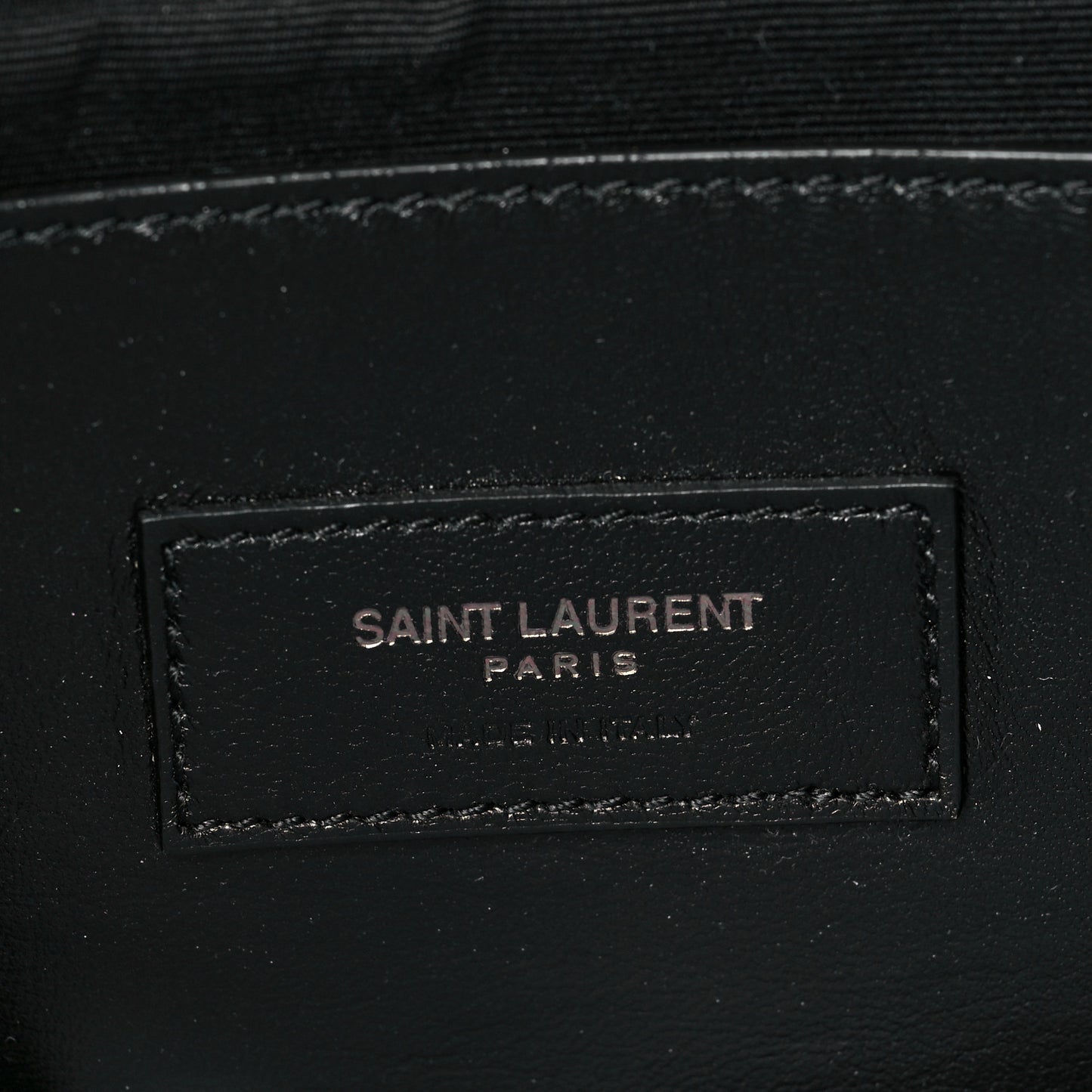 Grain De Poudre Medium West Hollywood Monogram Fold-Over Black