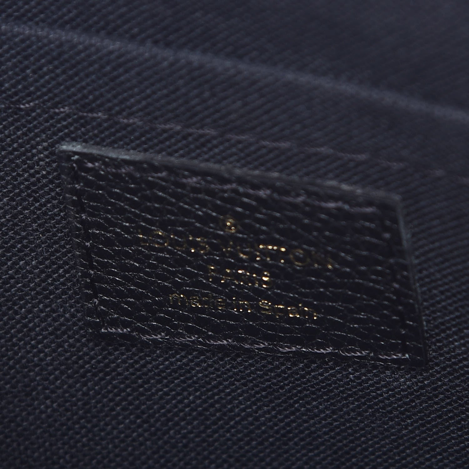 Louis Vuitton Monogram Pallas Clutch Black 6 of 10