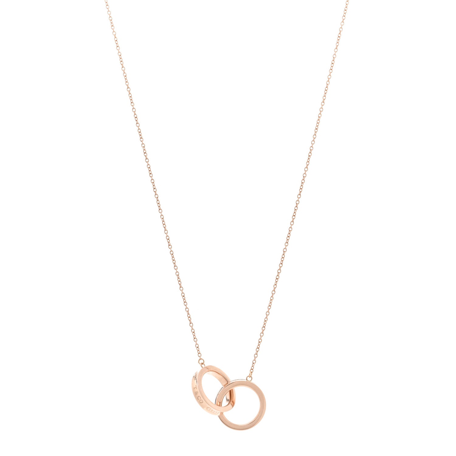 Tiffany Rubedo 1837 Interlocking Circles Pendant Necklace 1 of 4
