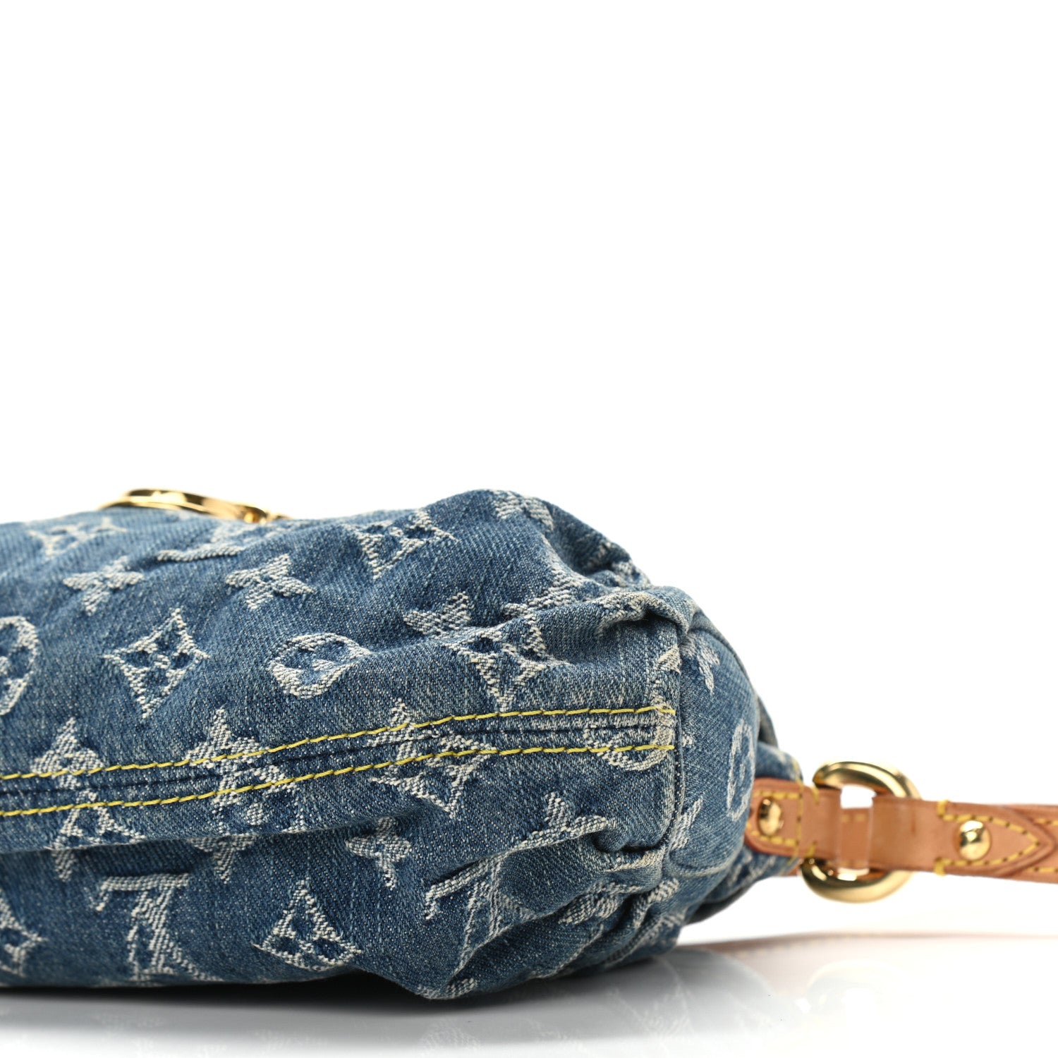 Louis Vuitton Monogram Denim Mini Pleaty Blue 9 of 10
