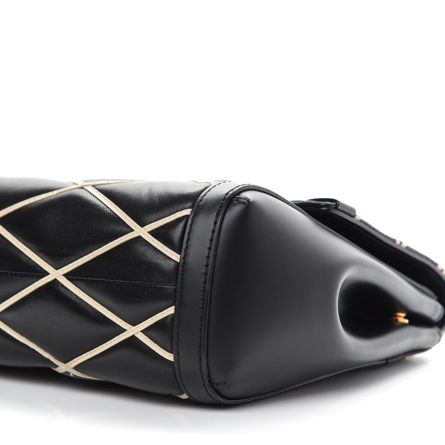 Lambskin Malletage Pochette Flap Black