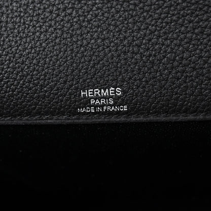 Hermes Togo Kelly Depeches 25 Pouch Black 7 of 11