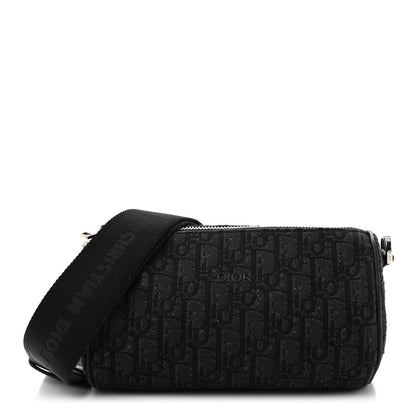 Christian Dior Oblique Roller Messenger Bag Black 1 of 10