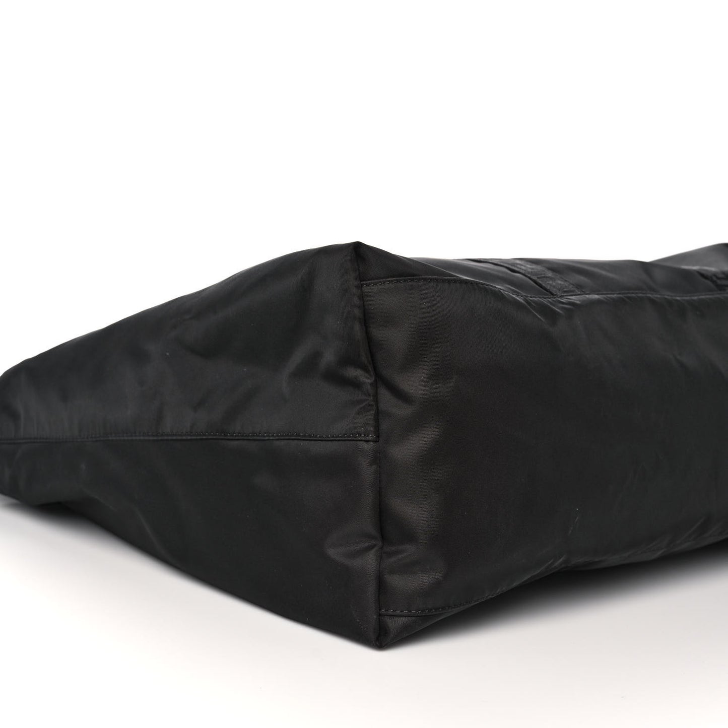 Nylon La Greca Logo Tote Black