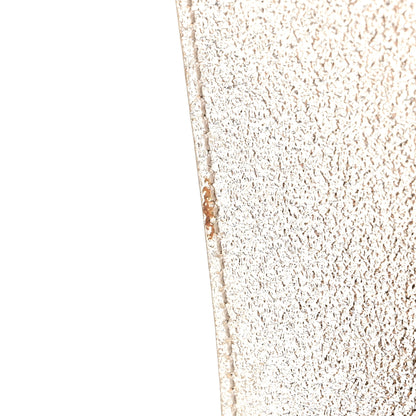 Saint Laurent Metallic Calfskin Small Classic Monogram Kate Satchel Platine 10 of 10