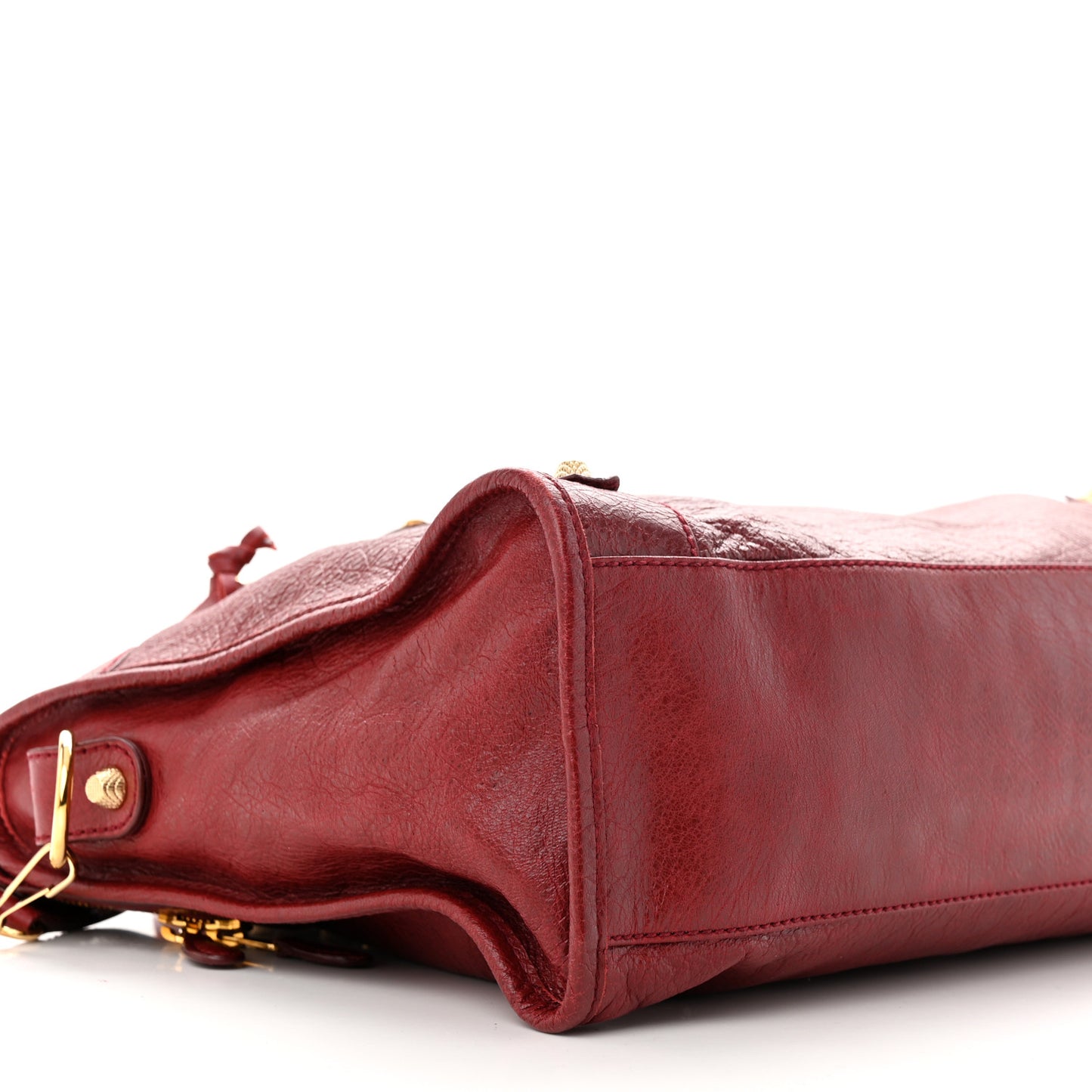 Agneau Giant 12 Gold Hardware City Rouge Cerise