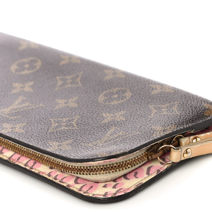 Louis Vuitton Monogram Leopard Insolite Wallet Blanc Corail 9 of 13
