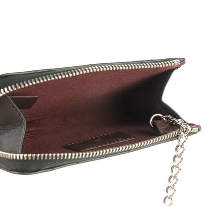 Chanel Lambskin Quilted Key Holder Case Black 5 of 7