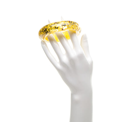 Louis Vuitton Resin Swarovski Medium Inclusion Bracelet GM Yellow 2 of 2