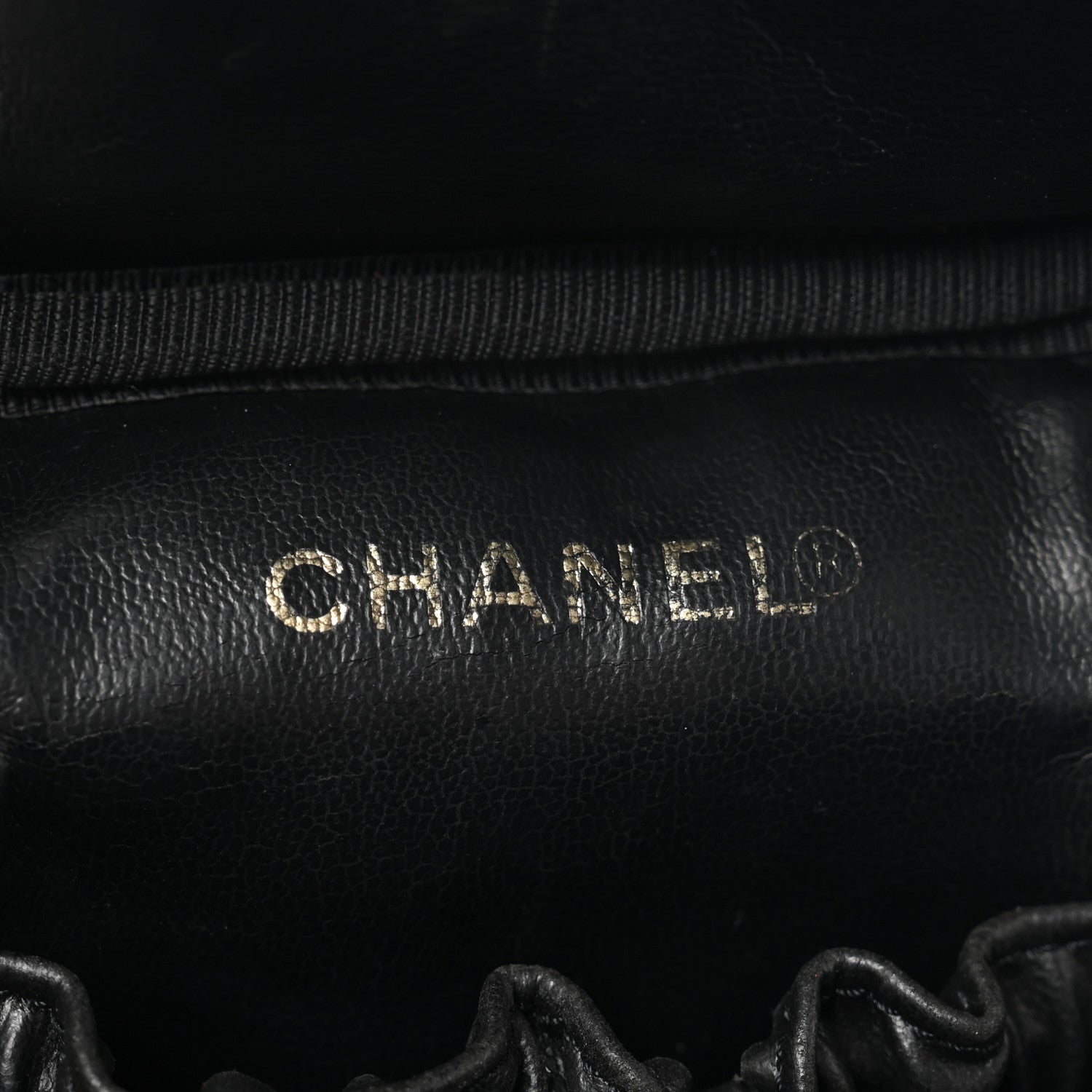 Chanel Caviar Vanity Cosmetic Case Black 5 of 6