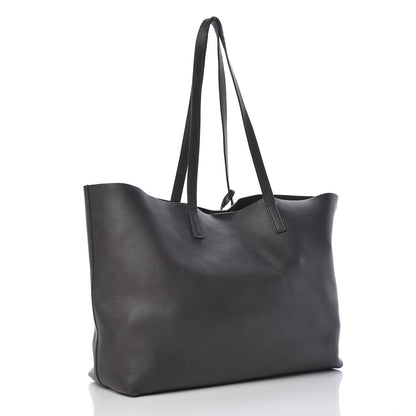 Saint Laurent Calfskin Large Shopping Tote Dark Grey 4 of 16